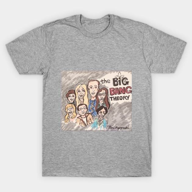 The Big Bang Theory T-Shirt by TheArtQueenOfMichigan 